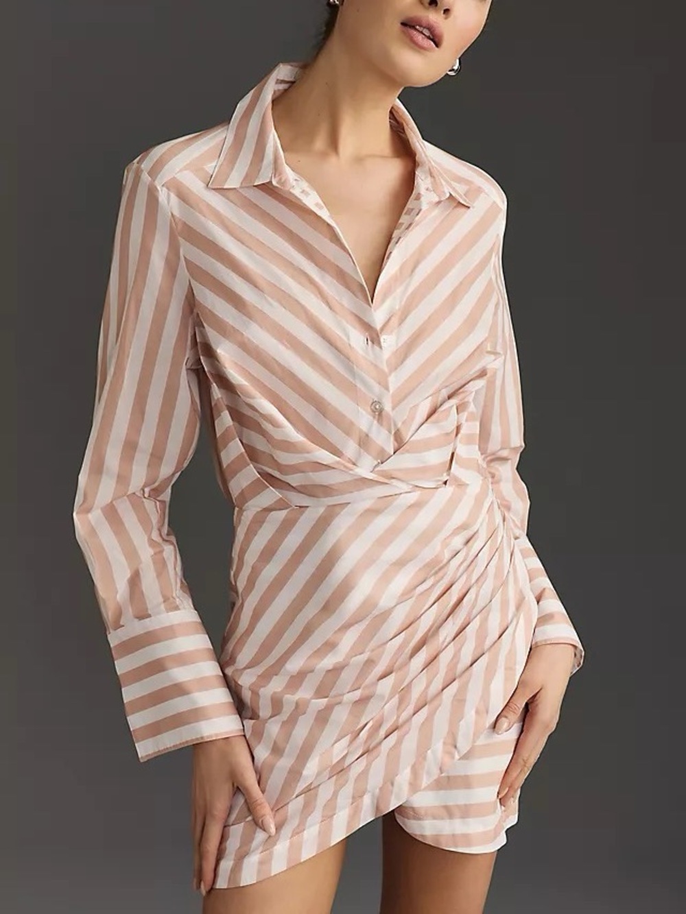 H033 LE SUPERBE Wrap Mini Dress